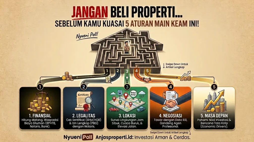 Tips sebelum beli properti yang perlu diperiksa sebelum membeli rumah